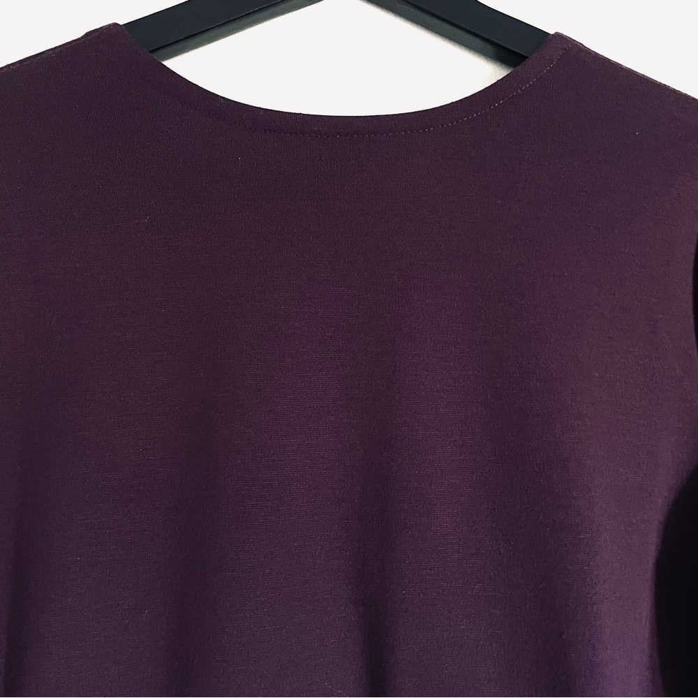 Lands' End Ponte Faux Wrap Mini Dress Size S (6 - 8) EUC - Picture 9 of 12